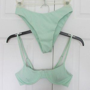 SHEIN Mint Green Cheeky Bikini